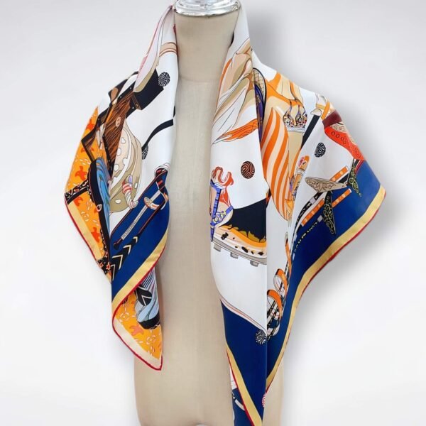 570815 Hermès Square 90 Silk Scarves