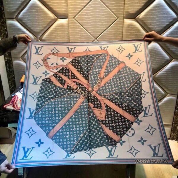 570758 Louis Vuitton Square 90 Silk Scarves